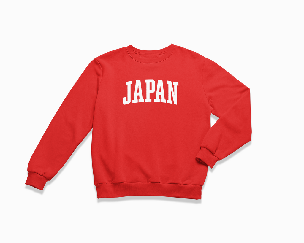 Japan Crewneck Sweatshirt - Red