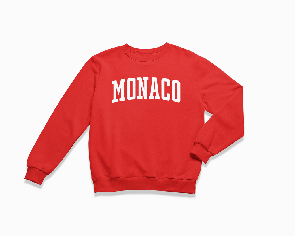 Monaco Crewneck Sweatshirt - Red