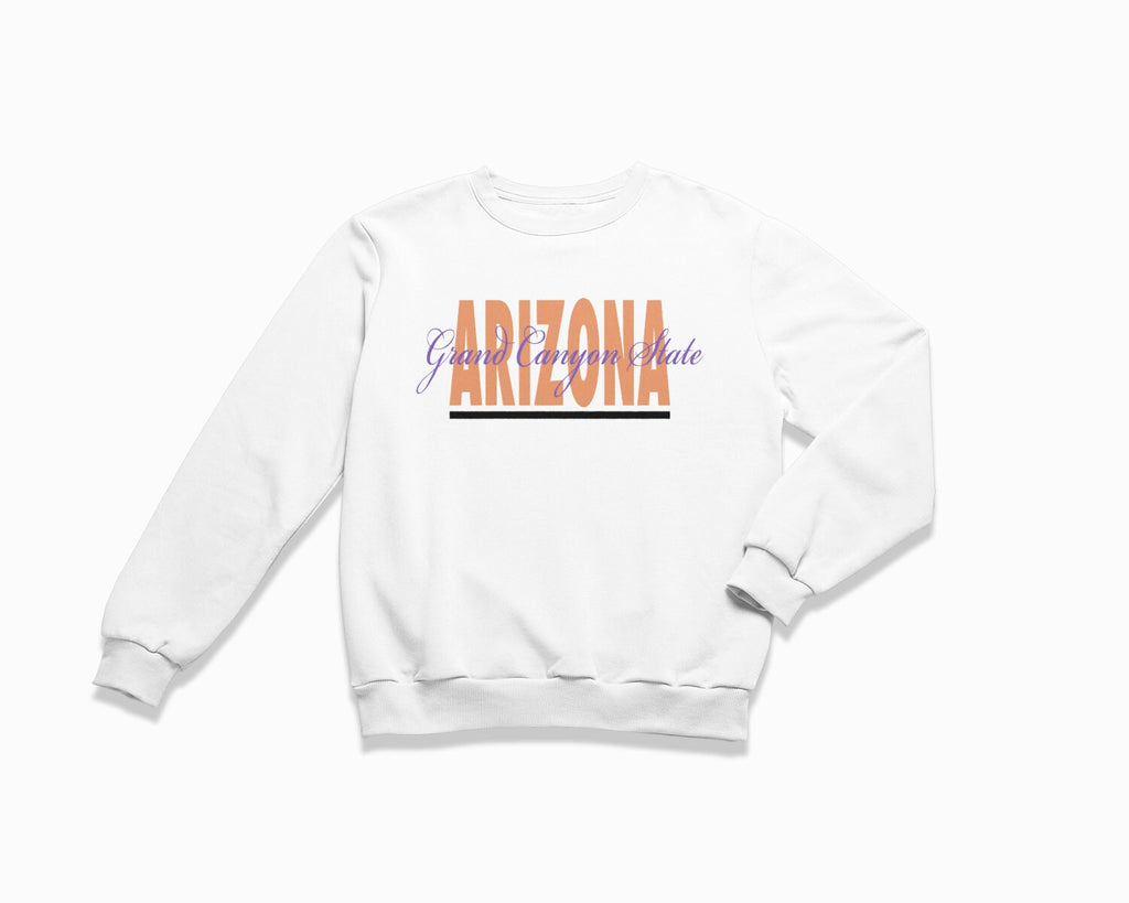 Arizona Signature Crewneck Sweatshirt - White