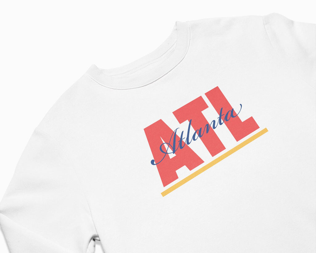 ATL Signature Crewneck Sweatshirt - White