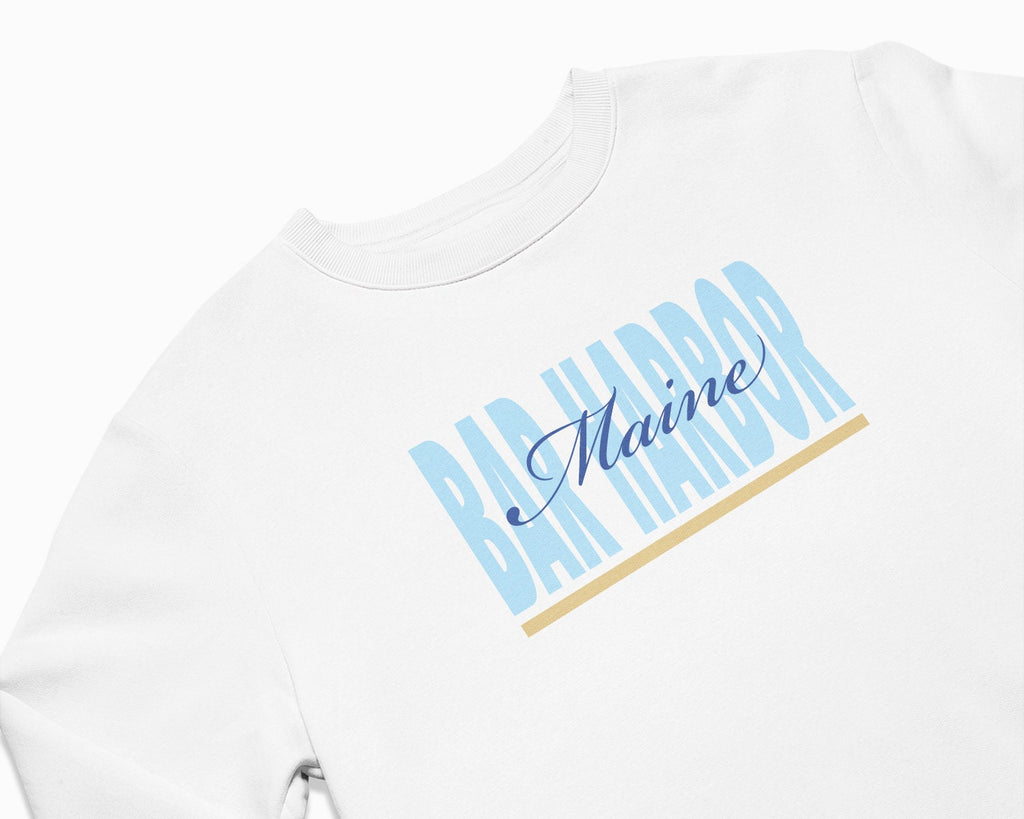 Bar Harbor Signature Crewneck Sweatshirt - White