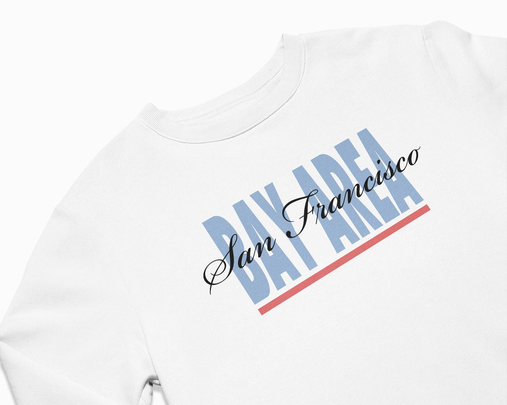 Bay Area Signature Crewneck Sweatshirt - White