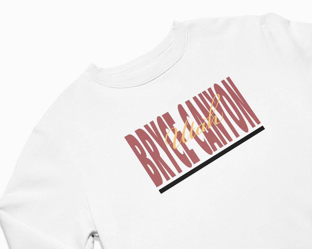 Bryce Canyon Signature Crewneck Sweatshirt - White