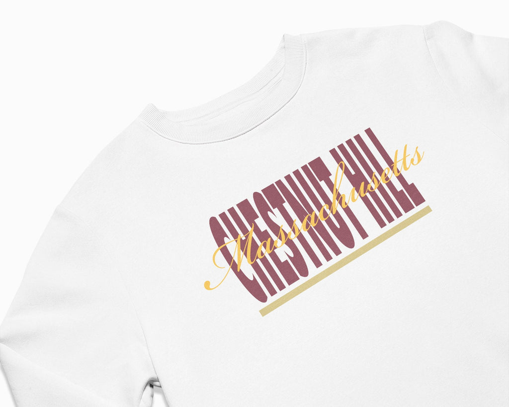 Chestnut Hill Signature Crewneck Sweatshirt - White