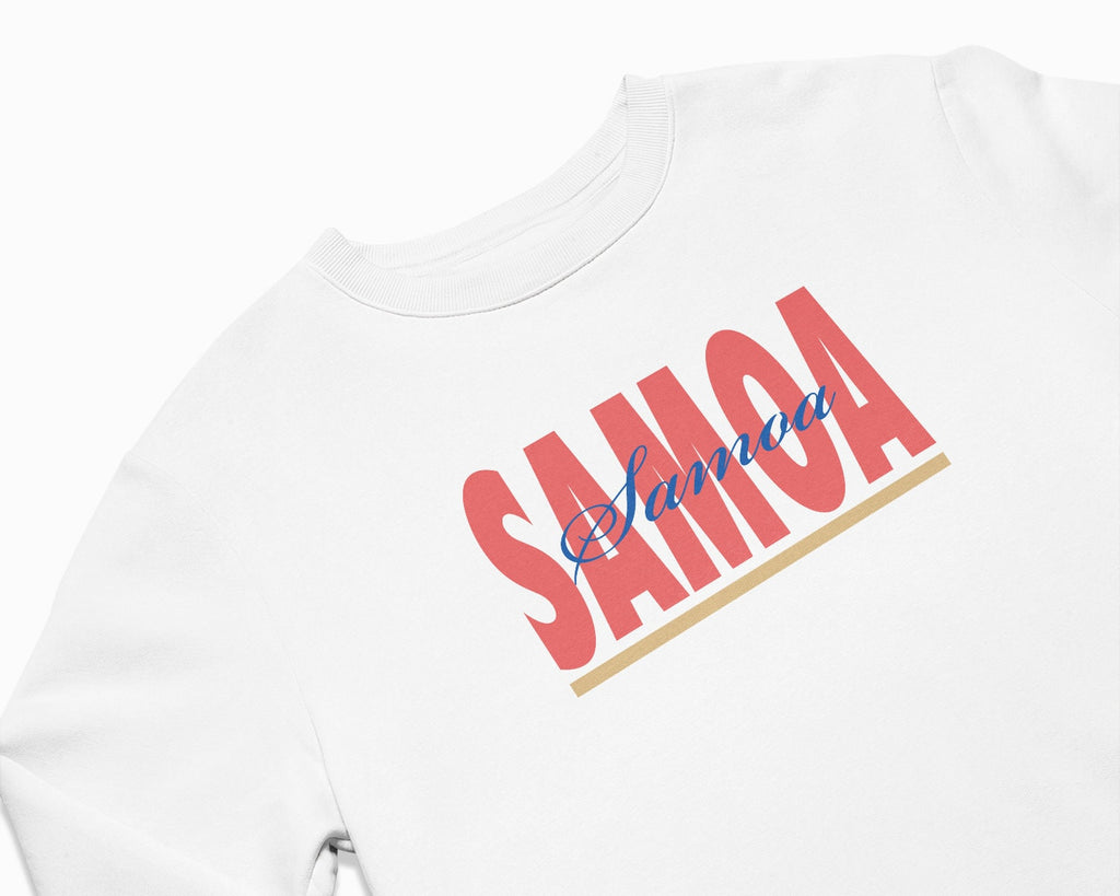 Samoa Signature Crewneck Sweatshirt - White