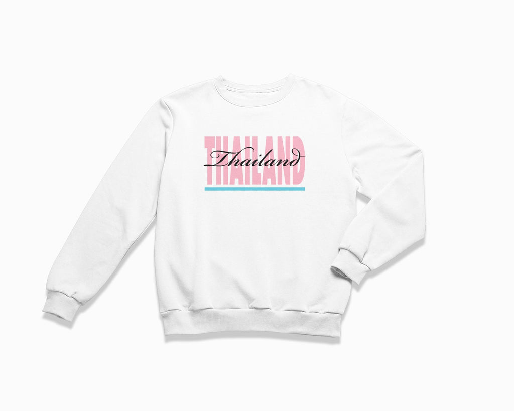 Thailand Signature Crewneck Sweatshirt - White