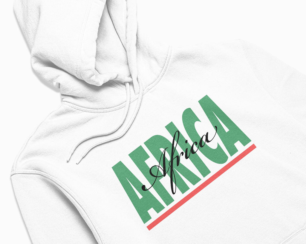 Africa Signature Hoodie - White