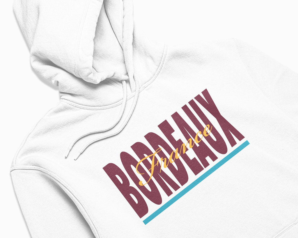 Bordeaux Signature Hoodie - White