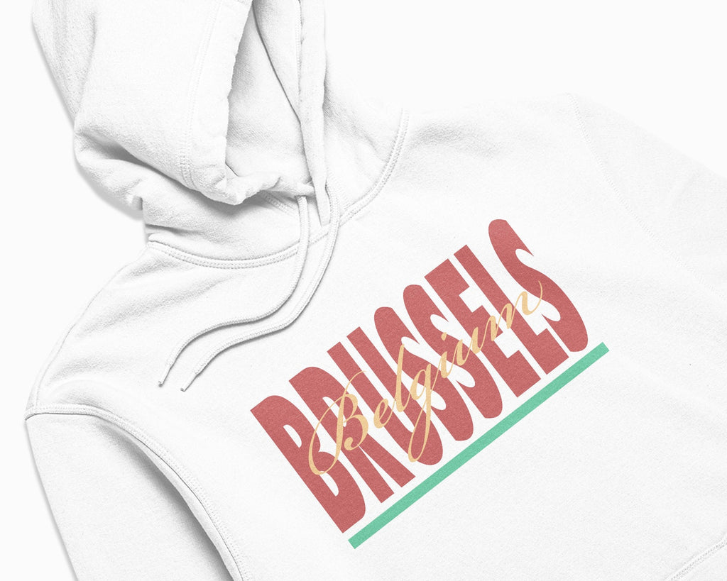 Brussels Signature Hoodie - White