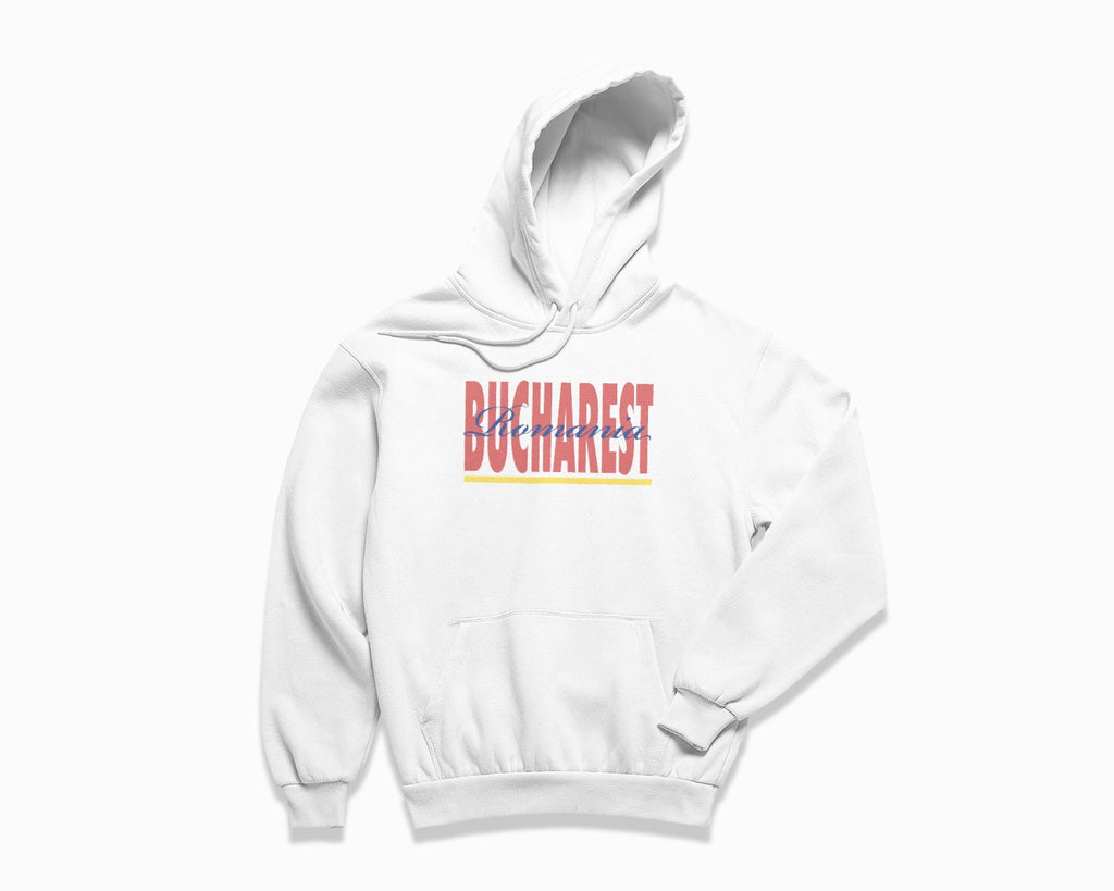 Bucharest Signature Hoodie - White