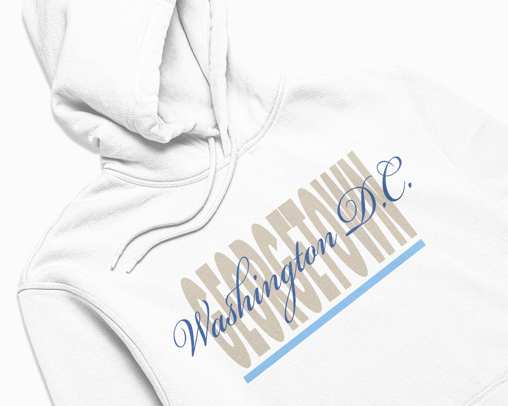 Georgetown Signature Hoodie - White