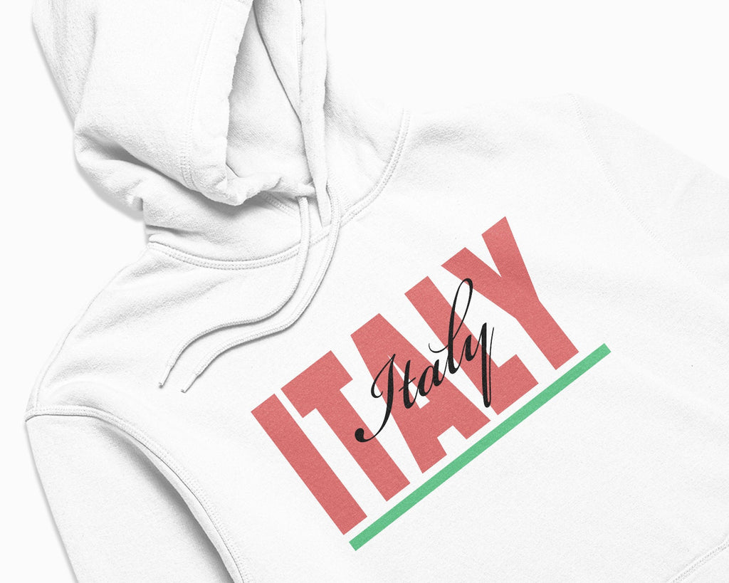 Italy Signature Hoodie - White