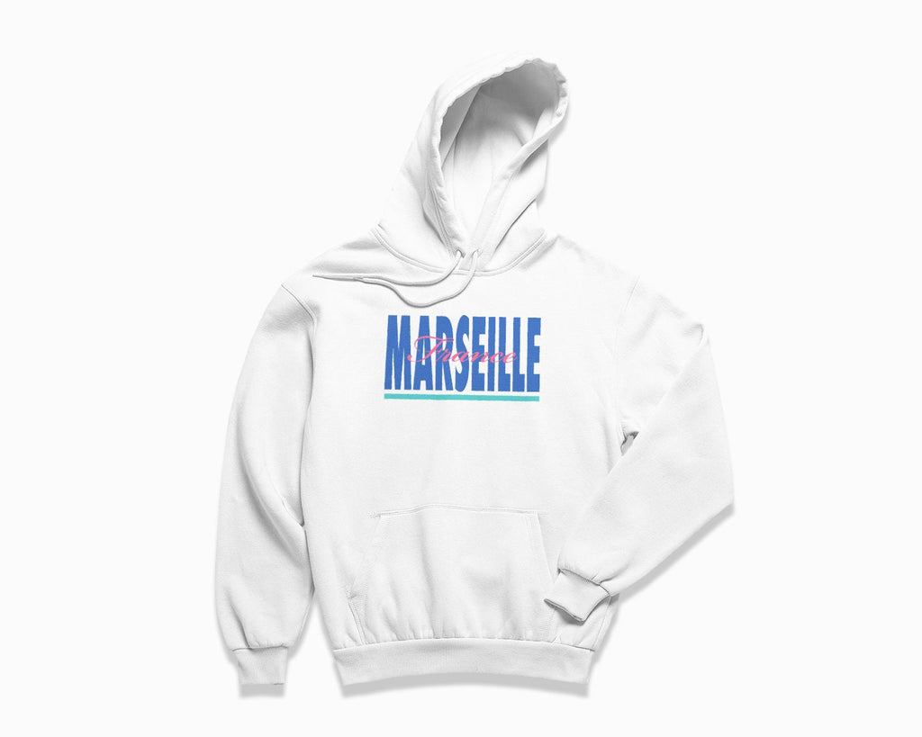 Marseille Signature Hoodie - White