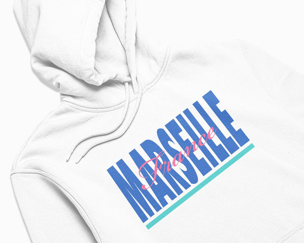 Marseille Signature Hoodie - White