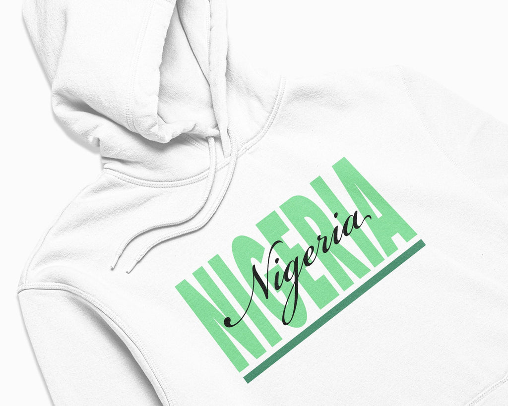 Nigeria Signature Hoodie - White