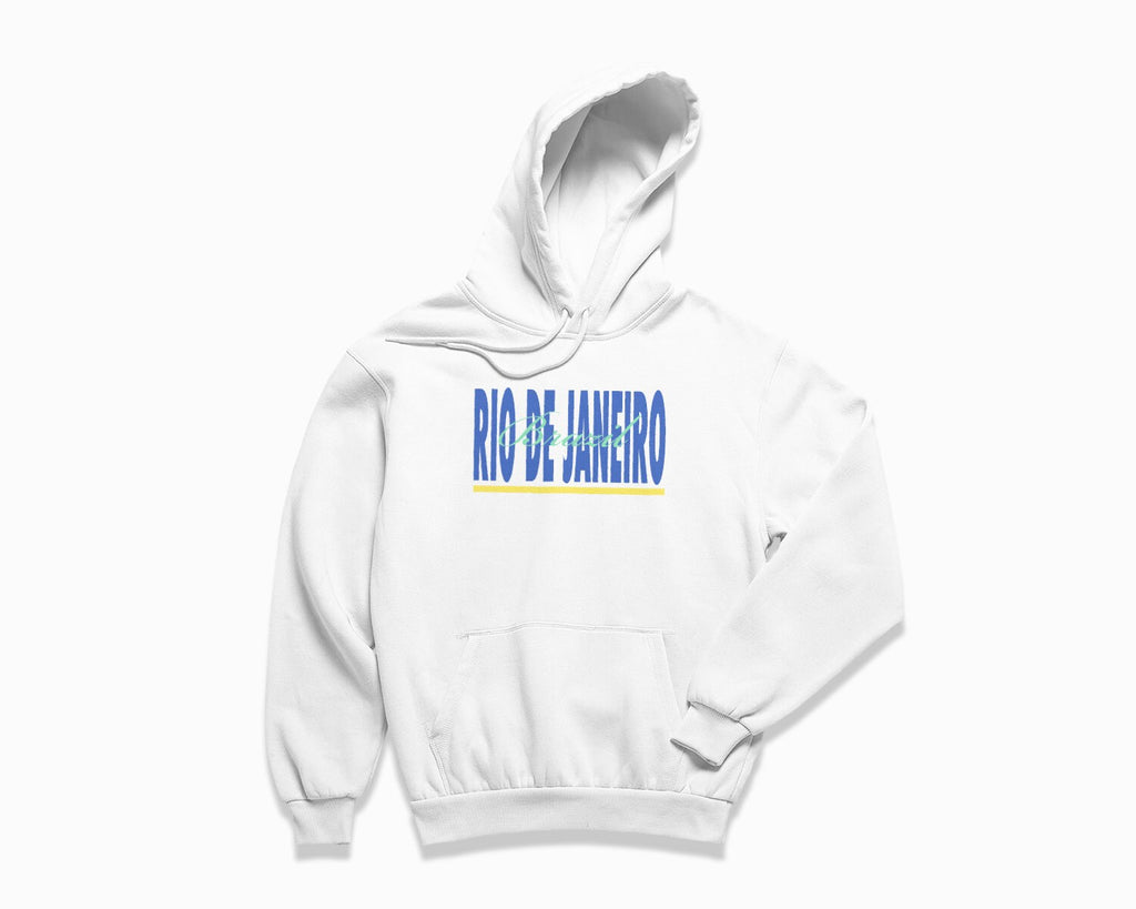 Rio De Janeiro Signature Hoodie - White