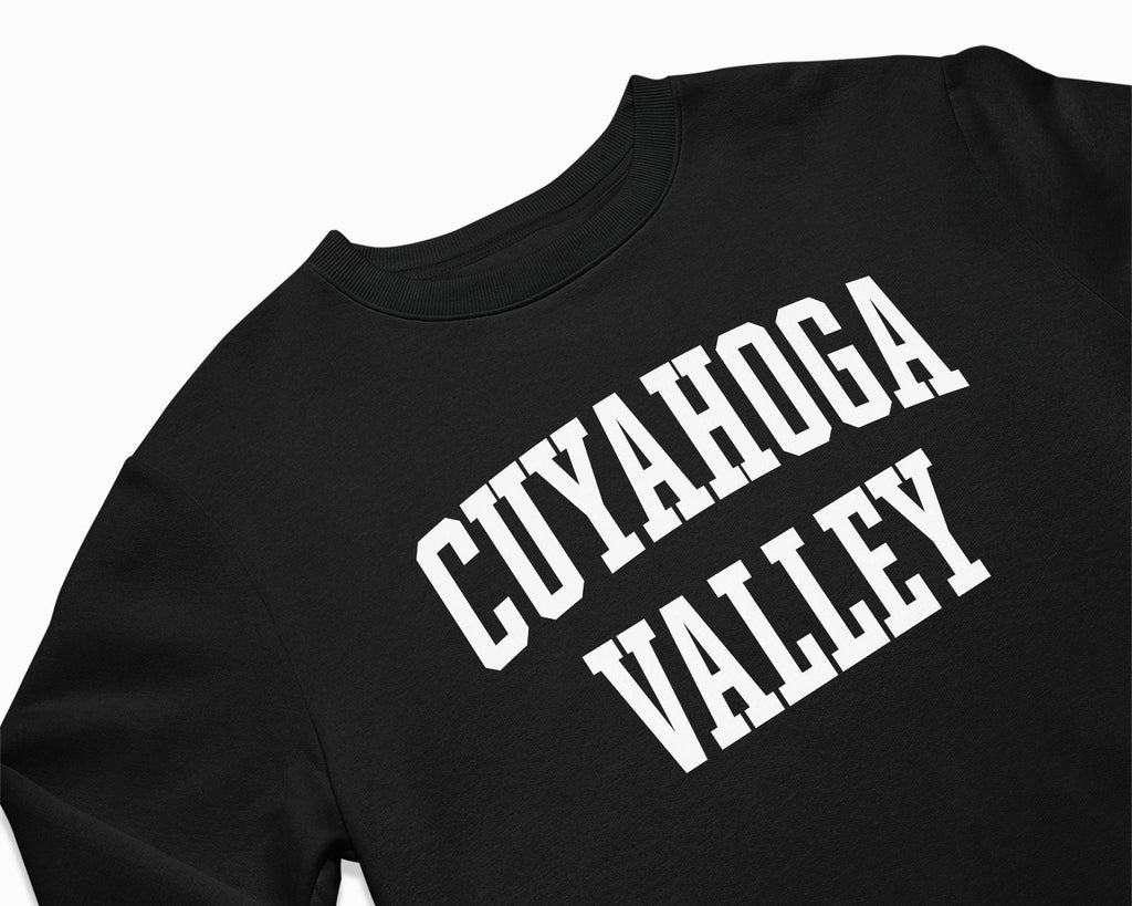 Cuyahoga Valley Crewneck Sweatshirt - Black