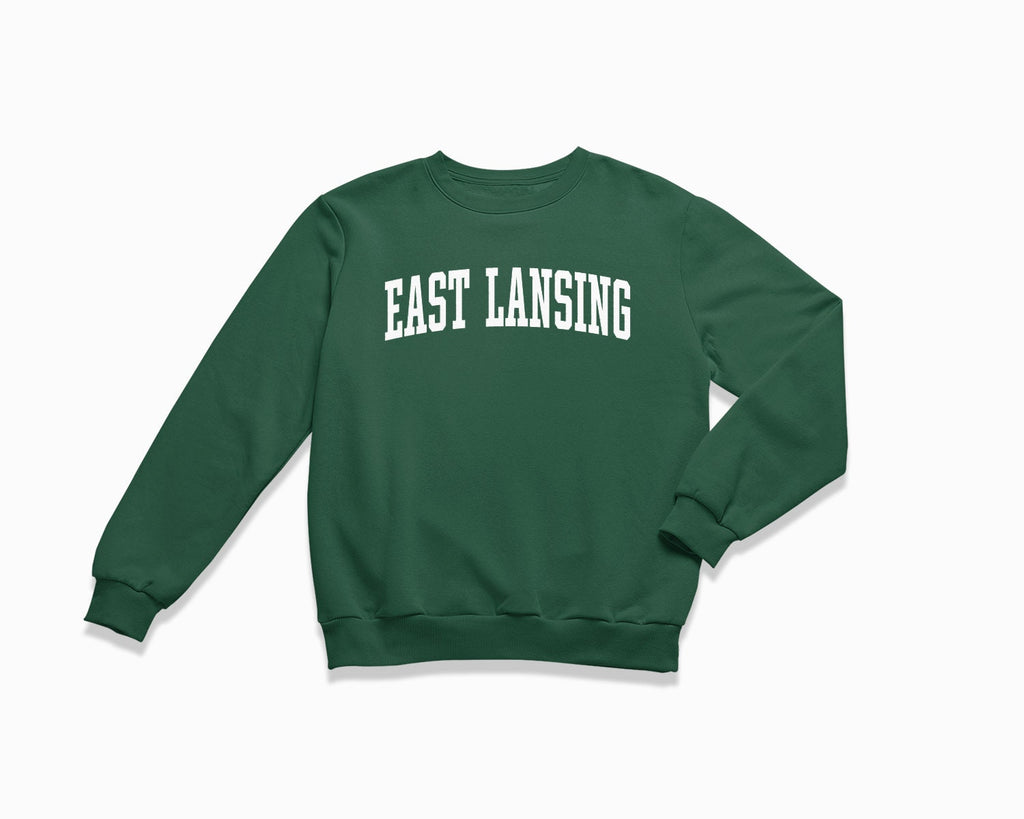 East Lansing Crewneck Sweatshirt - Forest Green