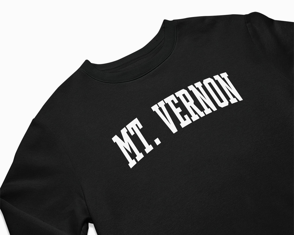 Mt. Vernon Crewneck Sweatshirt - Black