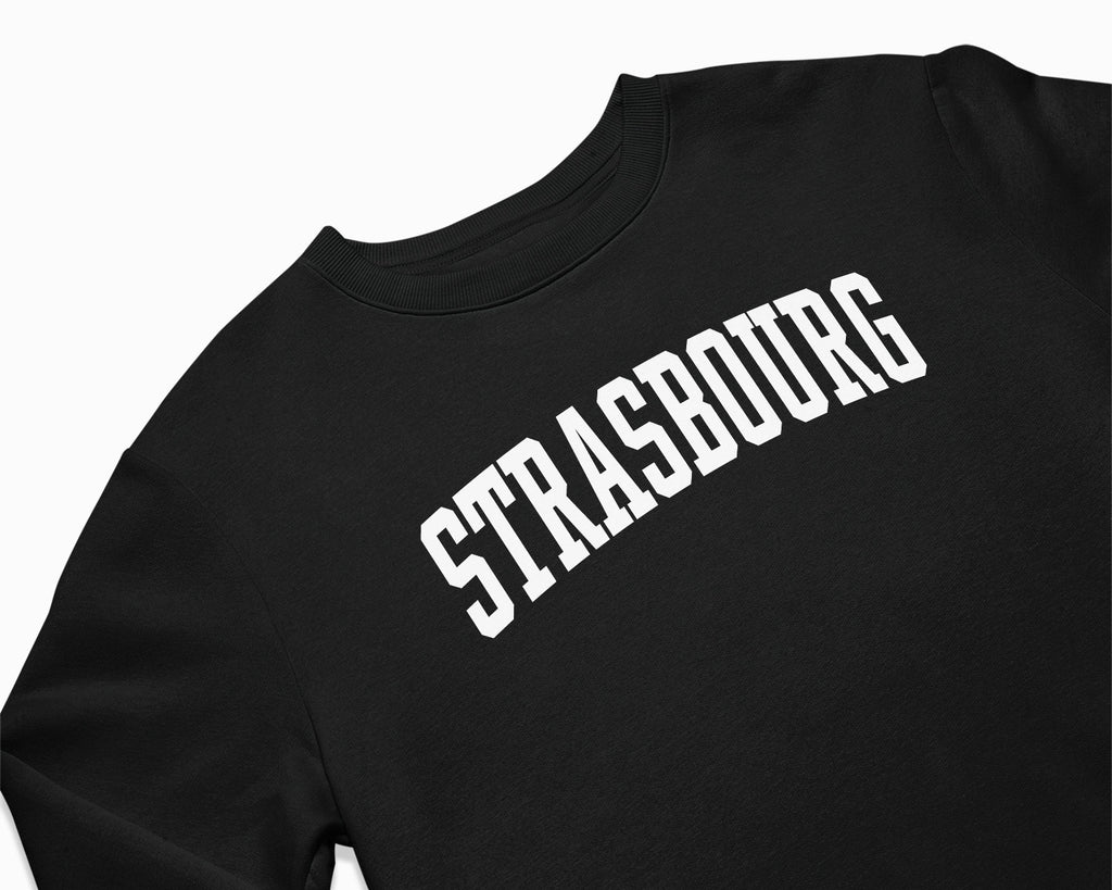 Strasbourg Crewneck Sweatshirt - Black