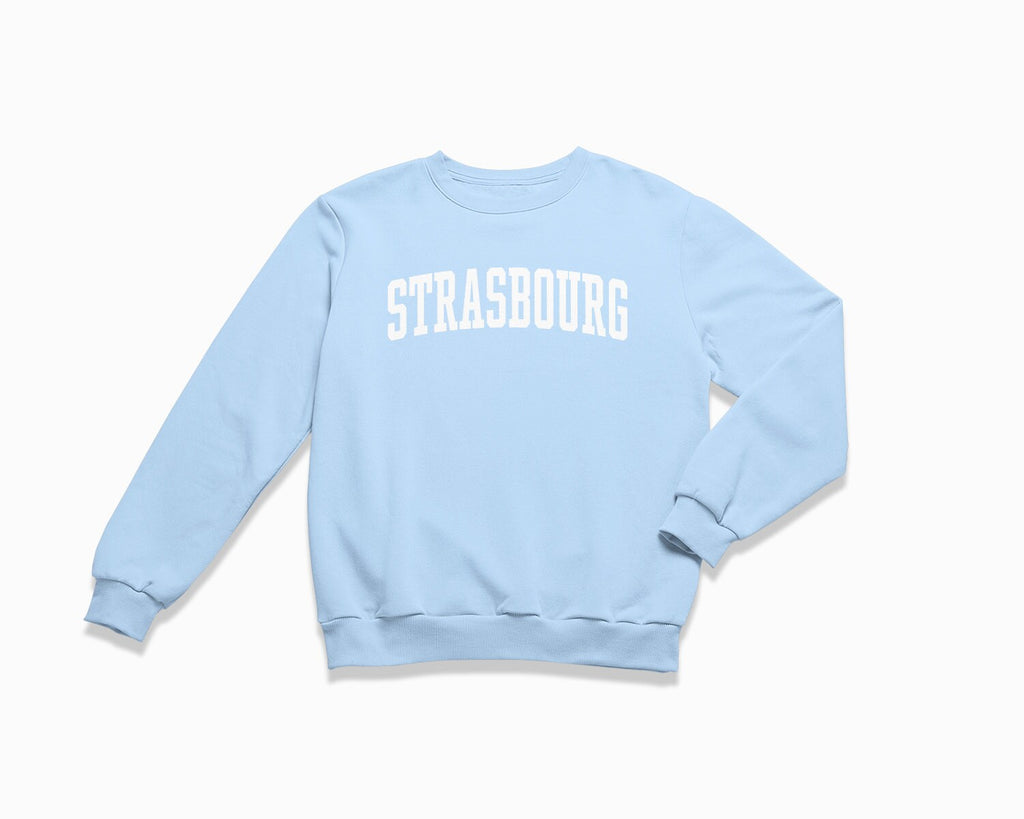 Strasbourg Crewneck Sweatshirt - Light Blue