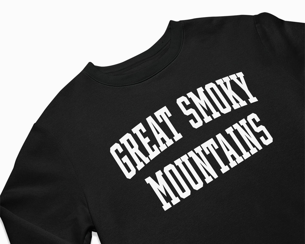 Great Smoky Mountains Crewneck Sweatshirt - Black