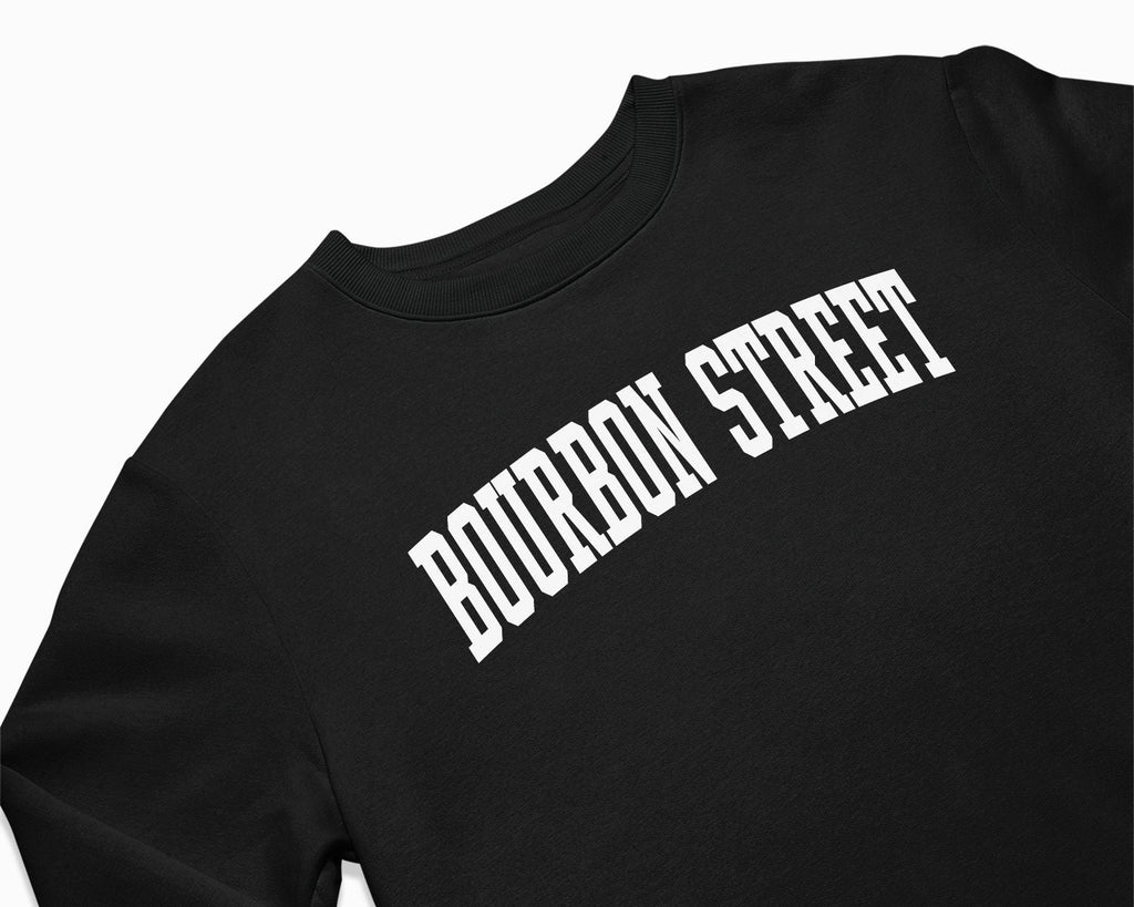 Bourbon Street Crewneck Sweatshirt - Black