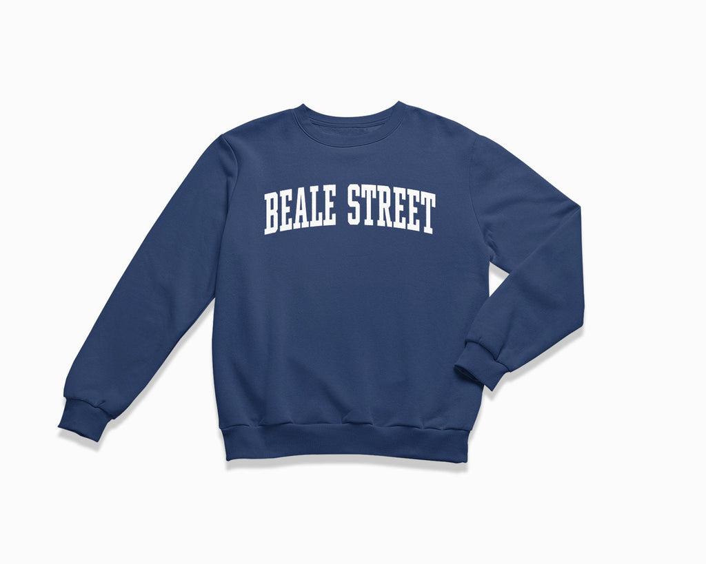 Beale Street Crewneck Sweatshirt - Navy Blue