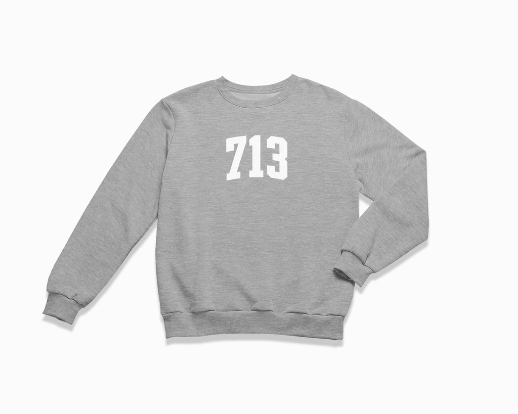713 (Houston) Crewneck Sweatshirt - Sport Grey