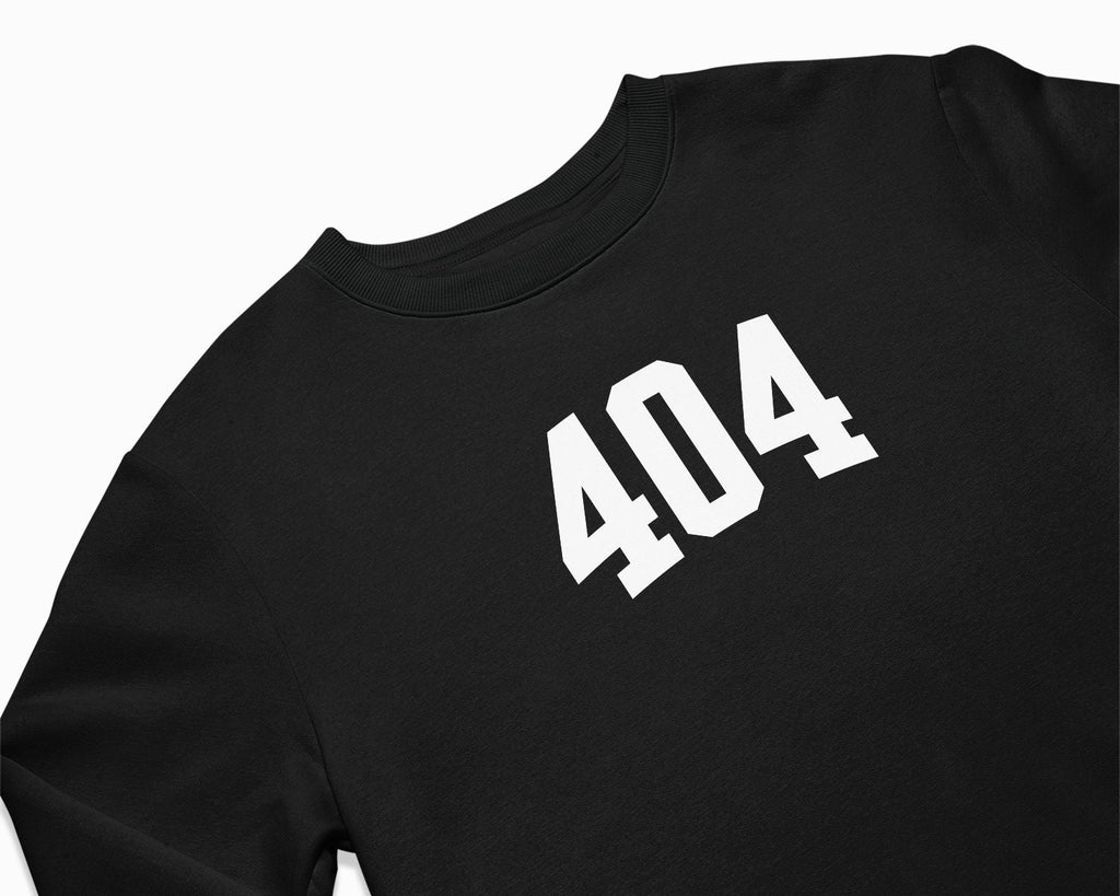 404 (Atlanta) Crewneck Sweatshirt - Black