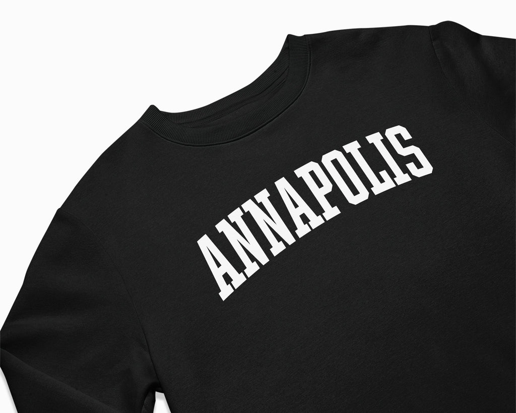 Annapolis Crewneck Sweatshirt - Black