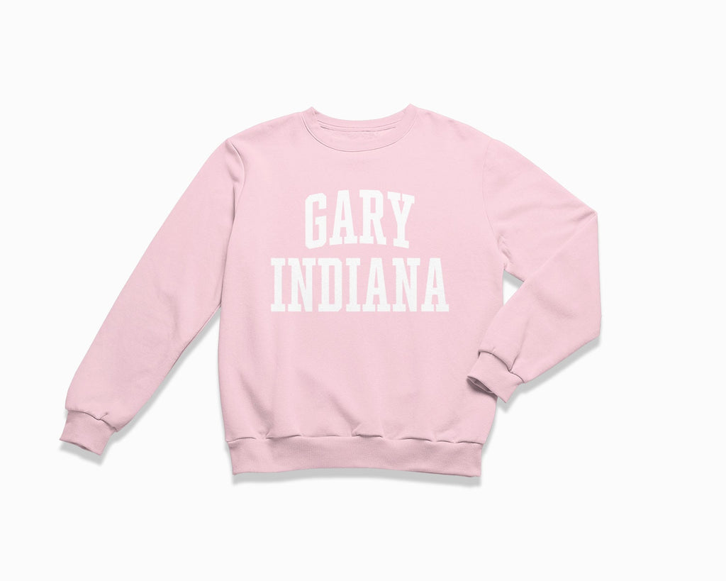 Gary Indiana Crewneck Sweatshirt - Light Pink