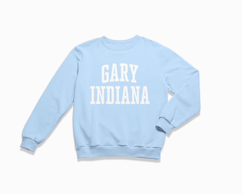 Gary Indiana Crewneck Sweatshirt - Light Blue