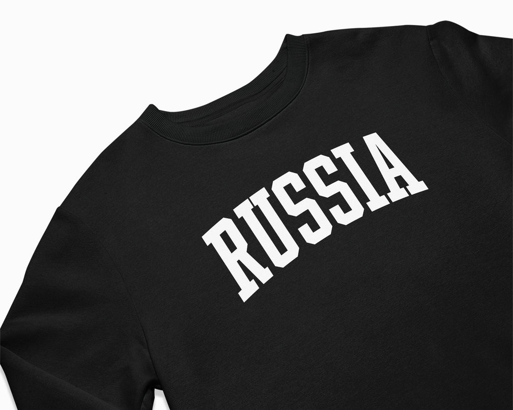 Russia Crewneck Sweatshirt - Black