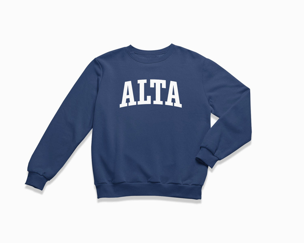 Alta Crewneck Sweatshirt - Navy Blue