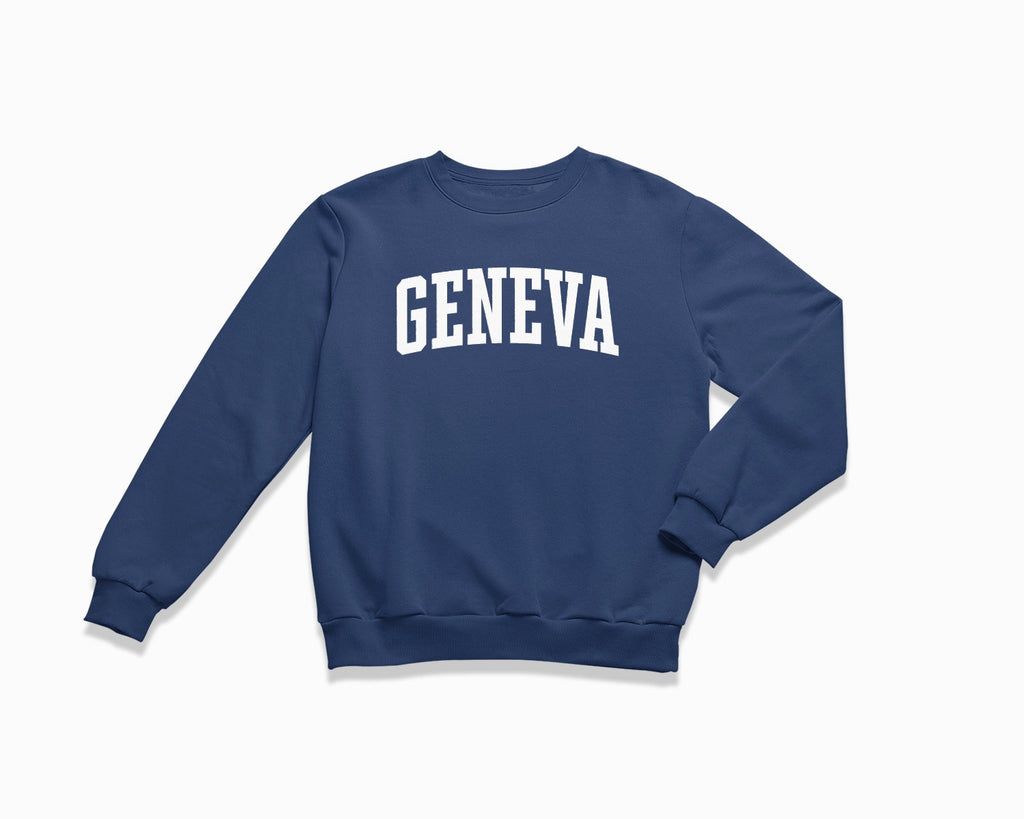 Geneva Crewneck Sweatshirt - Navy Blue