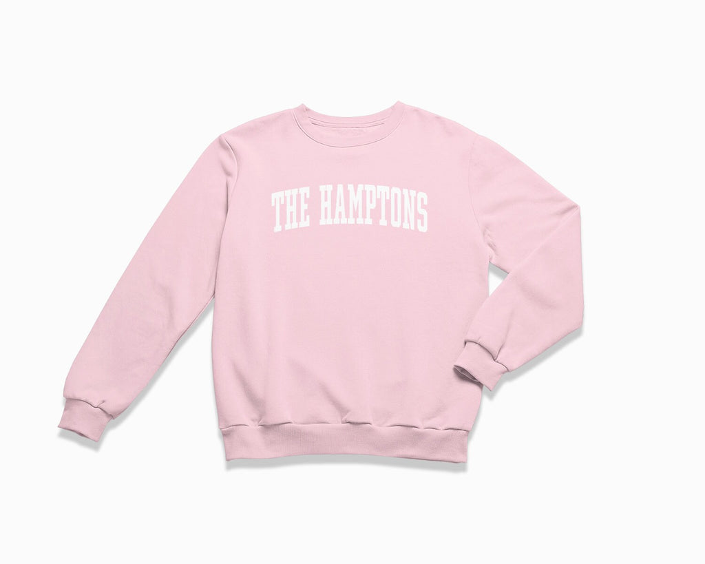 The Hamptons Crewneck Sweatshirt - Light Pink