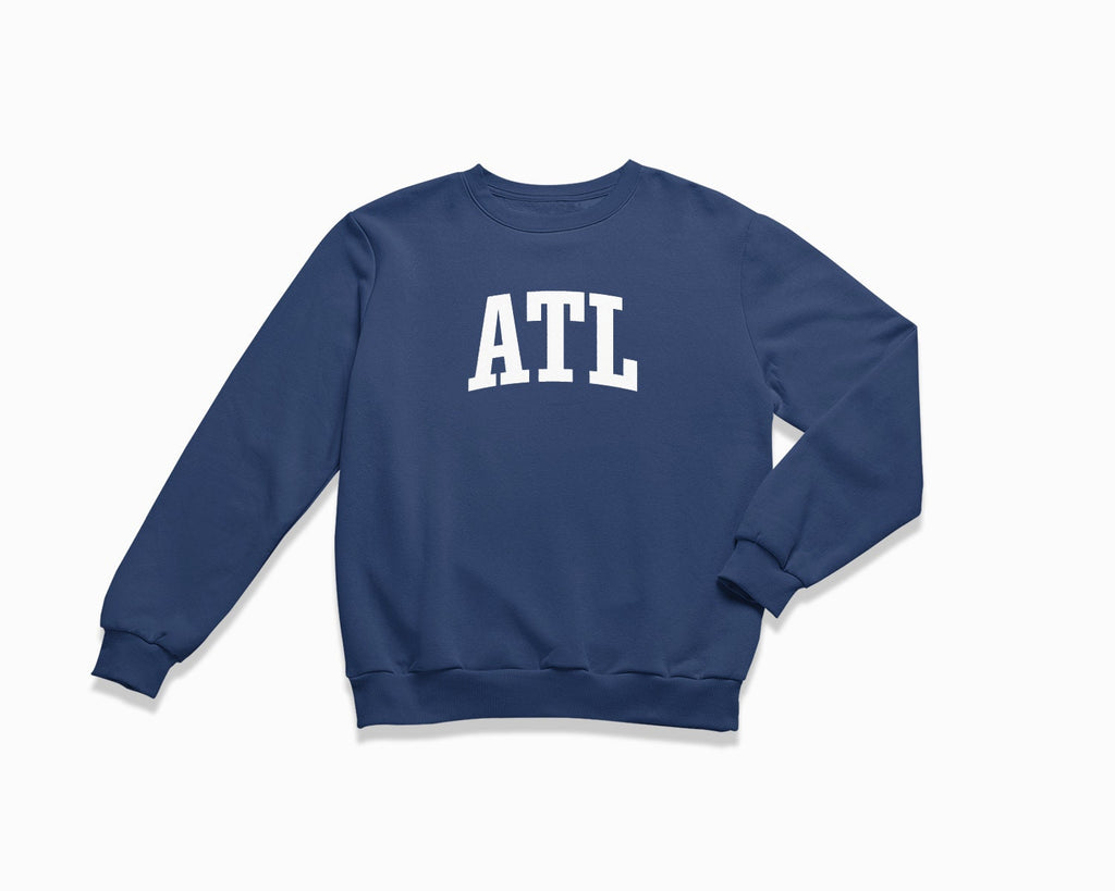 ATL Crewneck Sweatshirt - Navy Blue