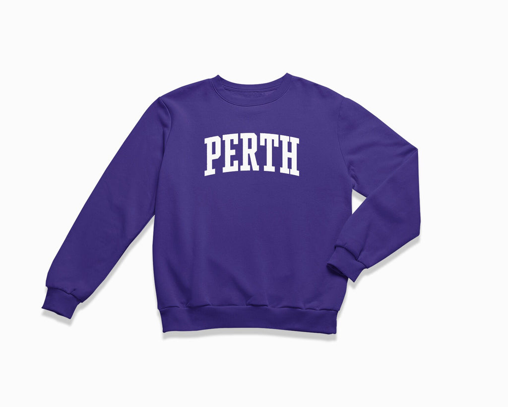 Perth Crewneck Sweatshirt - Purple