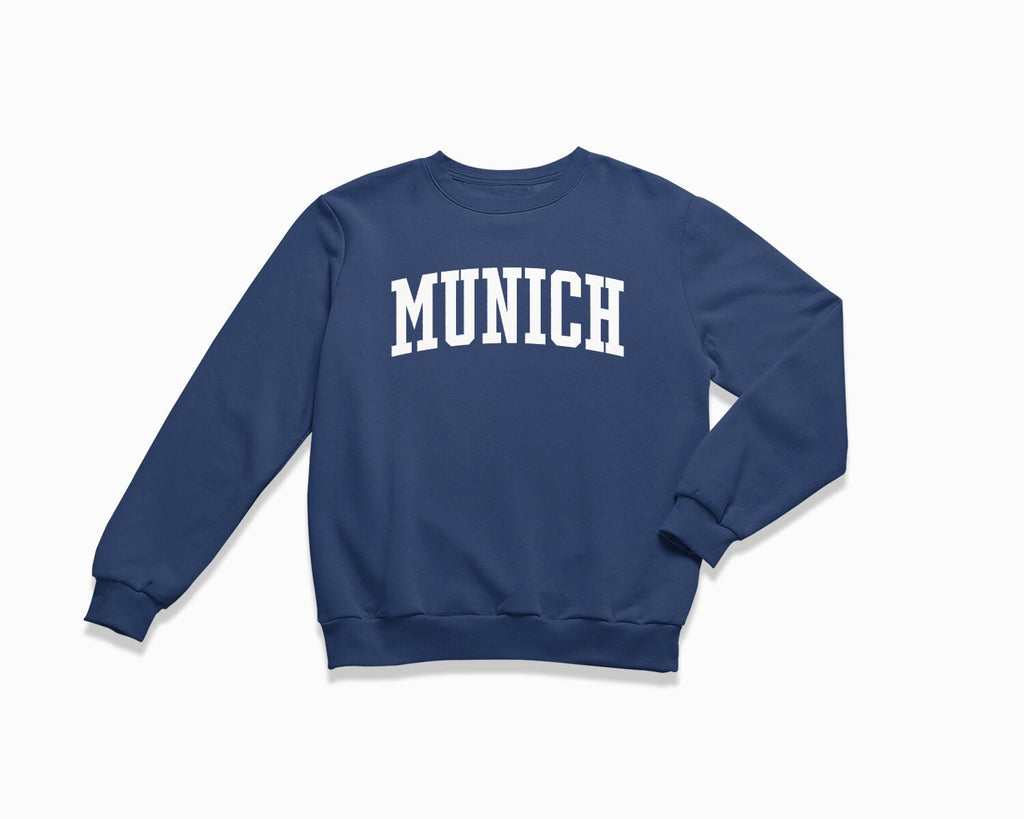 Munich Crewneck Sweatshirt - Navy Blue