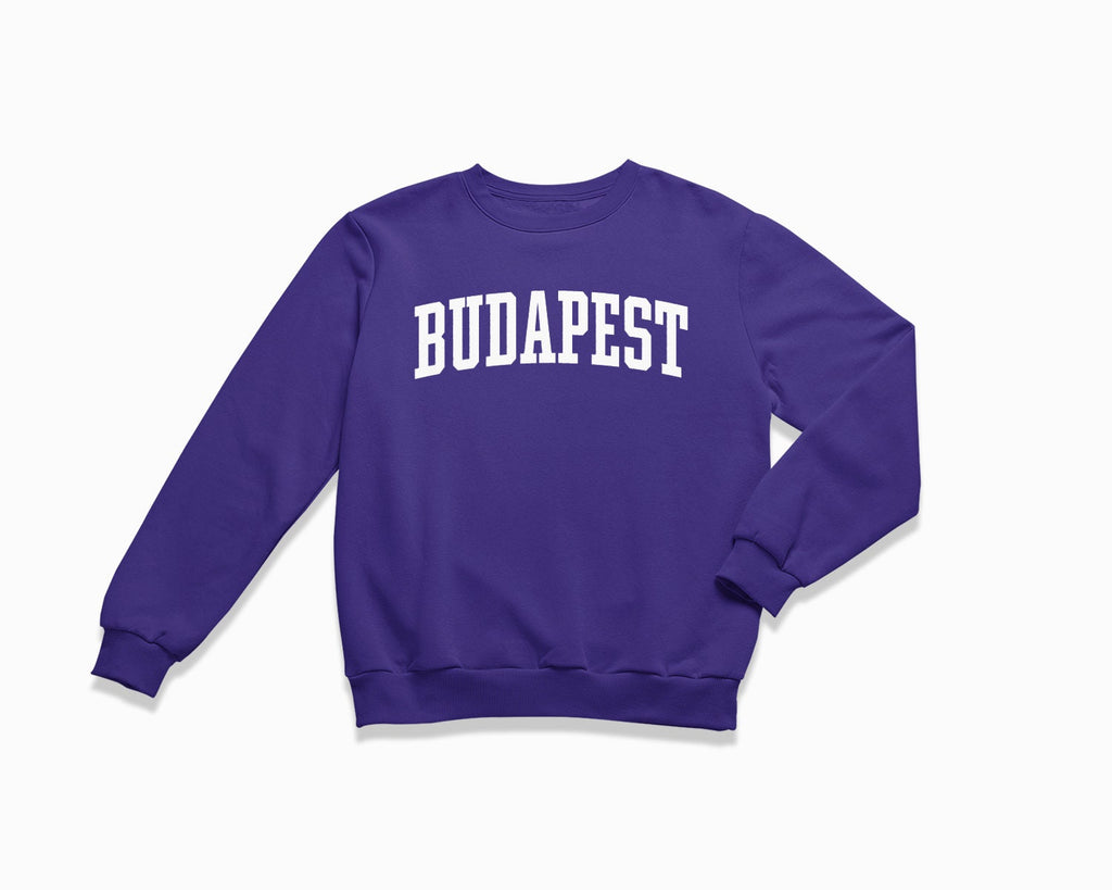 Budapest Crewneck Sweatshirt - Purple