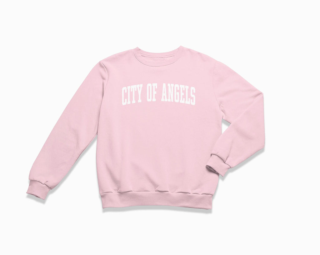 City of Angels Crewneck Sweatshirt - Light Pink