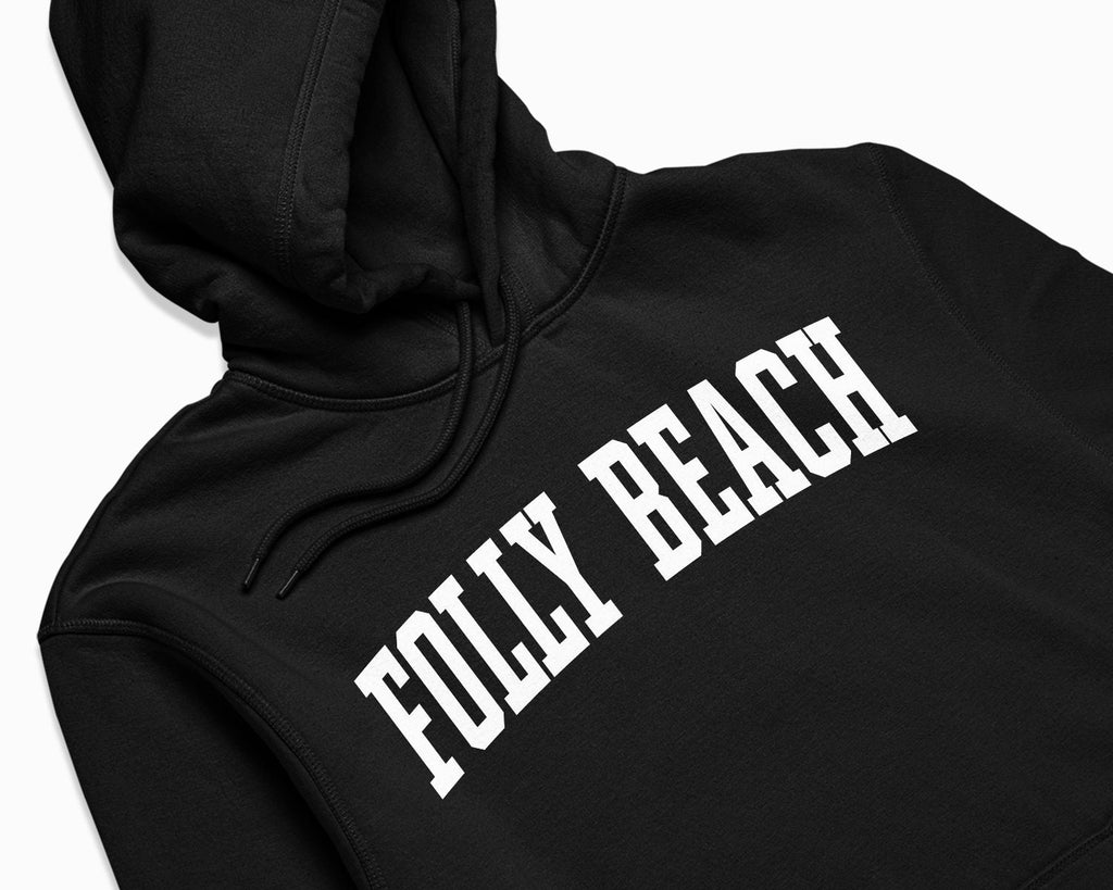 Folly Beach Hoodie - Black