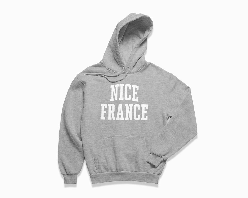 Nice France Hoodie - Sport Grey