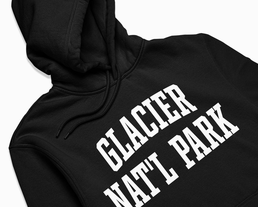 Glacier National Park Hoodie - Black