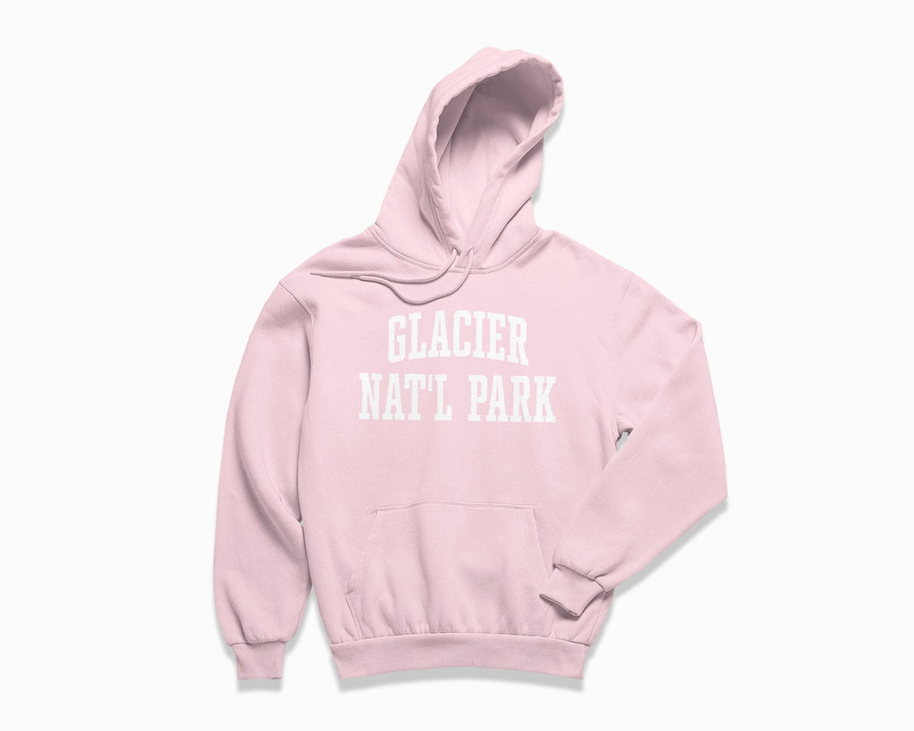 Glacier National Park Hoodie - Light Pink