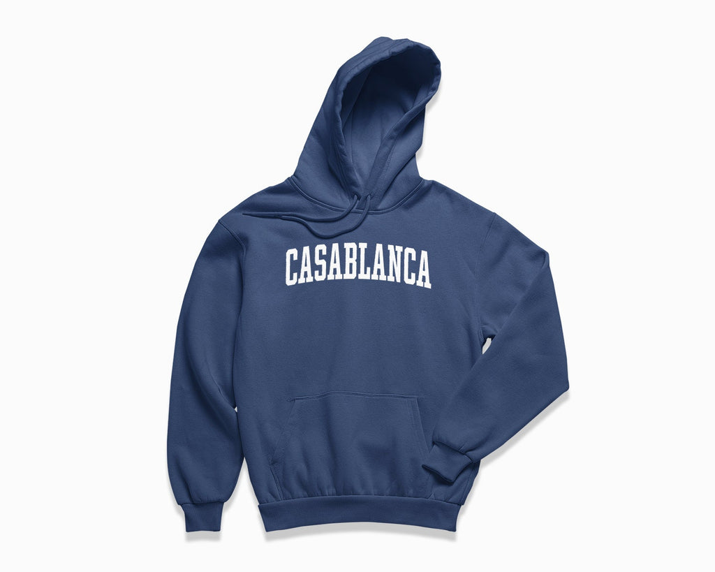 Casablanca Hoodie - Navy Blue