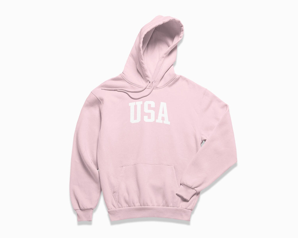 USA Hoodie - Light Pink