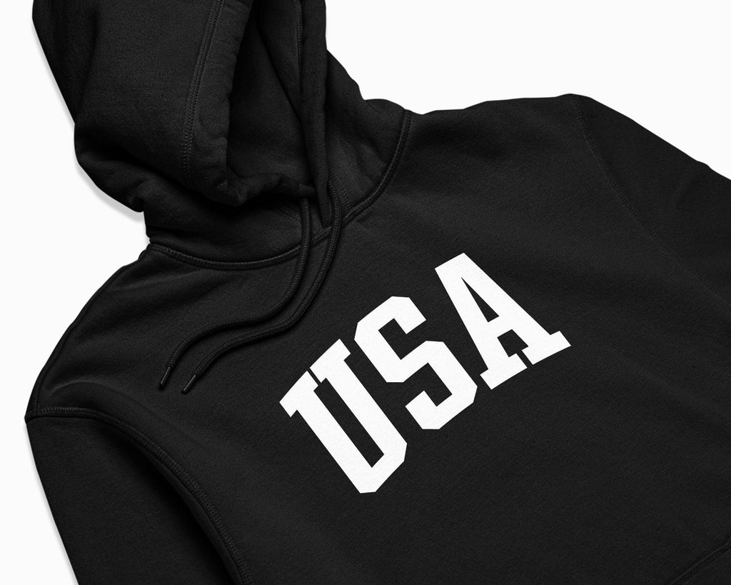 USA Hoodie - Black