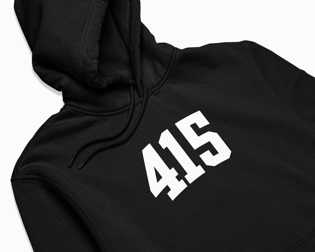 415 (San Francisco) Hoodie - Black